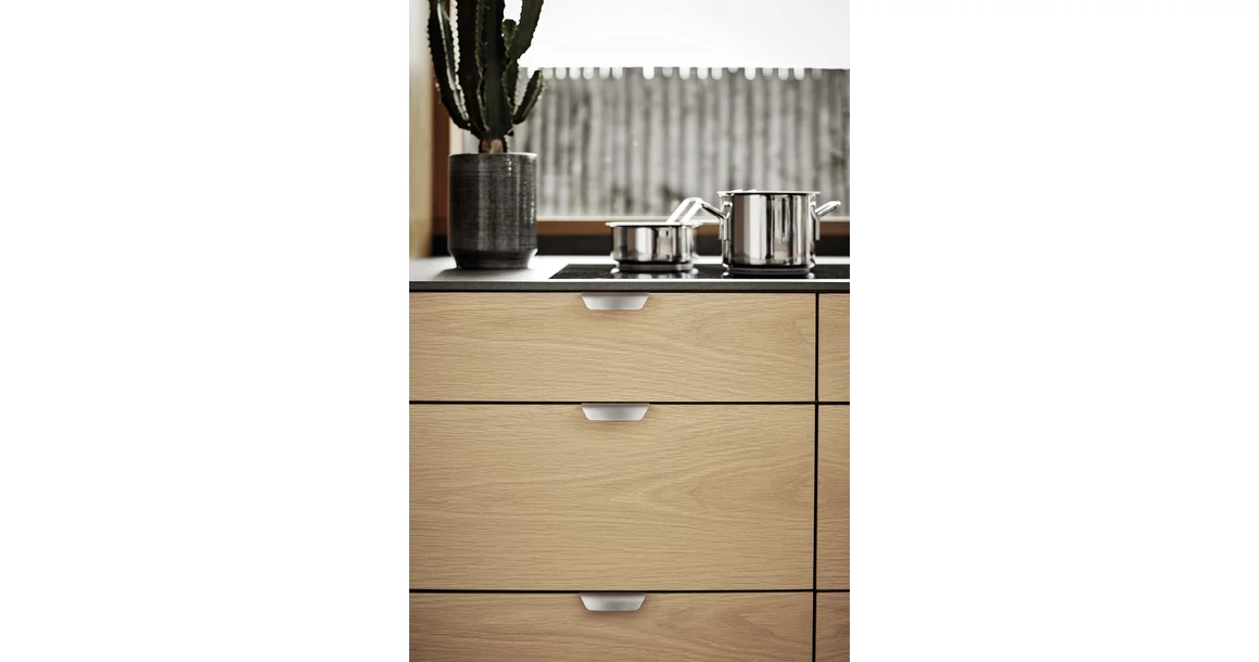 Kép 3/3 - Fogantyú Furnipart WOW   64mm, fém, fényes króm