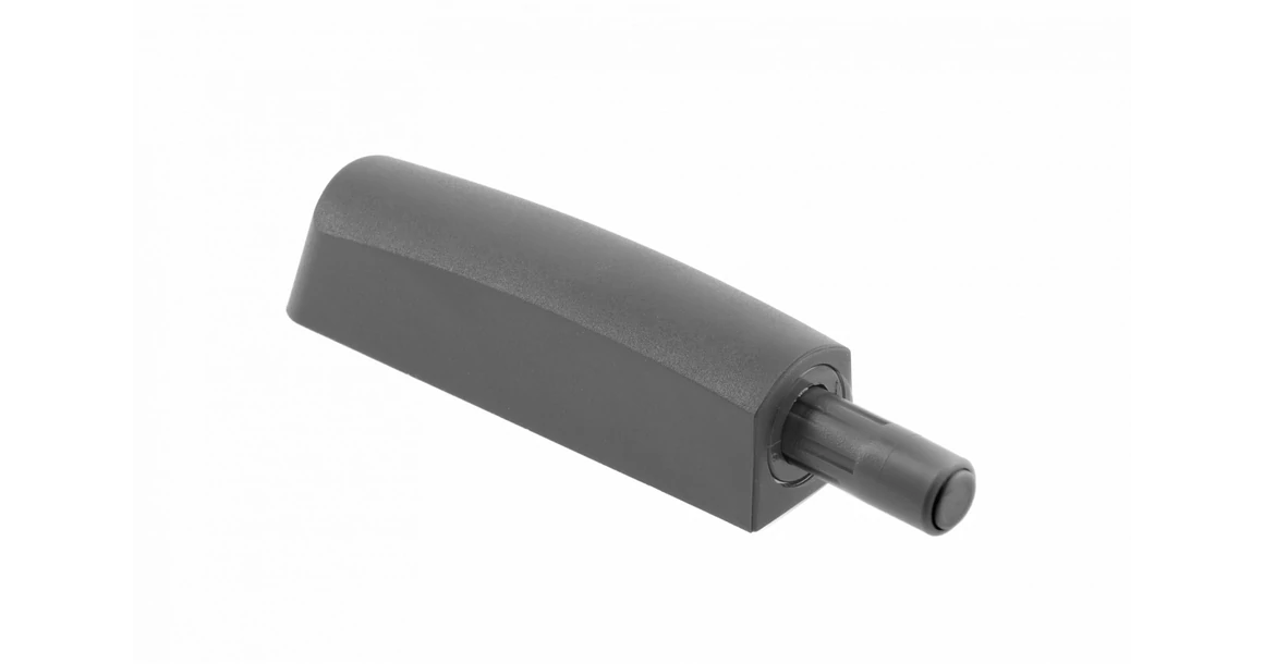 Kép 1/2 - Ajtó kilökő PUSH - Open ajtóhoz, csavarozható, 60mm, gumiütközős, antracit