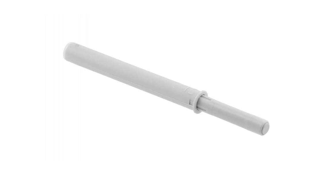 Kép 1/2 - Ajtó kilökő PUSH - Open ajtóhoz, befúrható, 79mm, gumiütközős, szürke