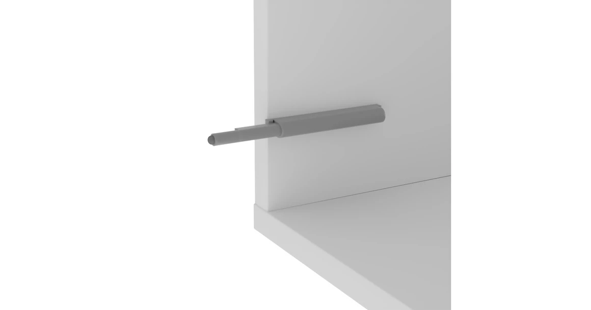 Kép 2/2 - Ajtó kilökő PUSH - Open ajtóhoz, csavarozható, mágneses, szürke