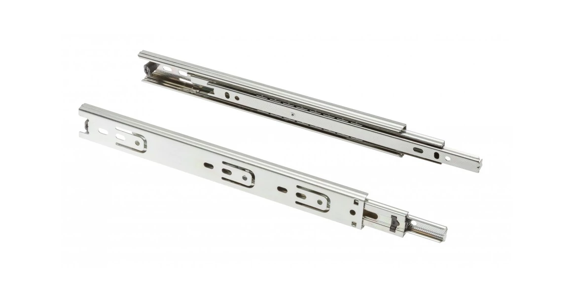 Kép 1/2 - Golyós fióksín, teljes kihúzású, h=30mm, 250mm, 15kg