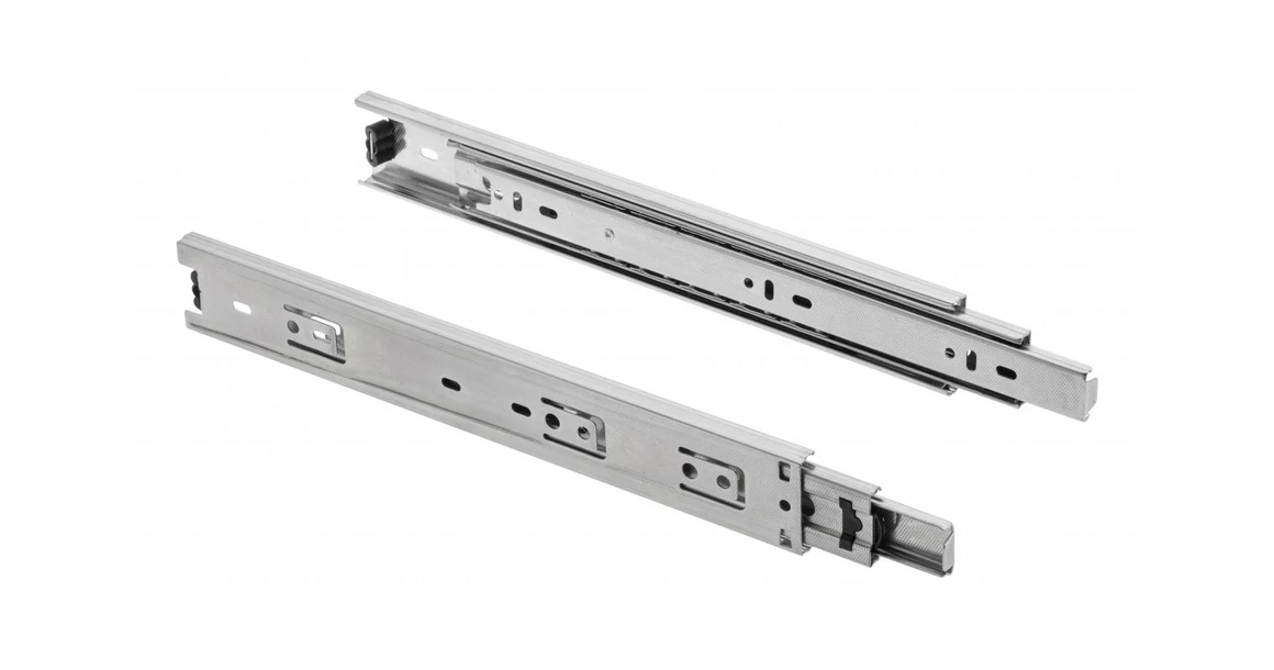 Kép 1/2 - Golyós fióksín, teljes kihúzású, h=45mm, 250mm, 30kg, GX1