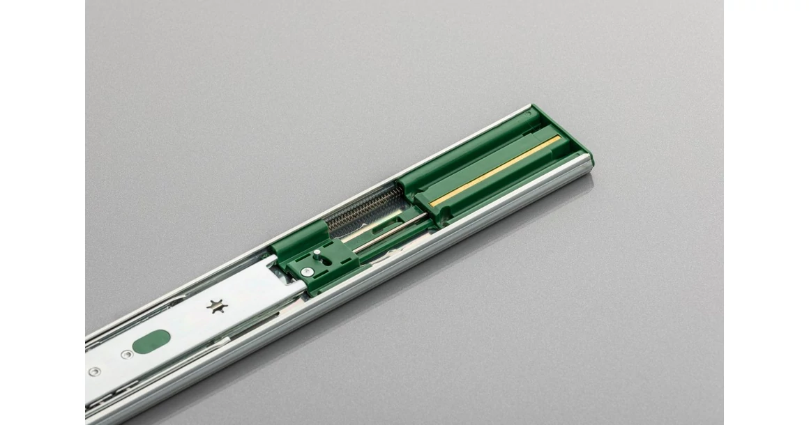 Kép 6/8 - Golyós fióksín, teljes kihúzású, csillapított záródású, h=45mm, 250mm, 30kg VERSALITE PLUS