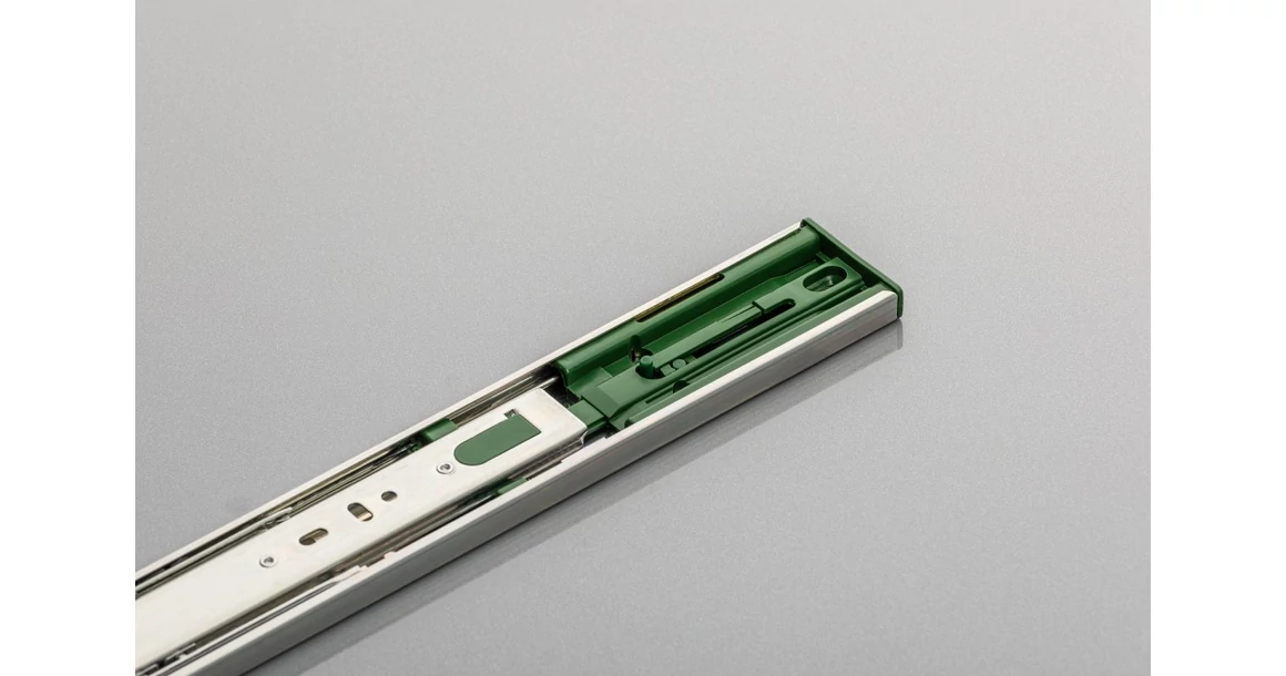 Kép 8/8 - Golyós fióksín, teljes kihúzású, csillapított záródású, h=45mm, 250mm, 30kg VERSALITE PLUS