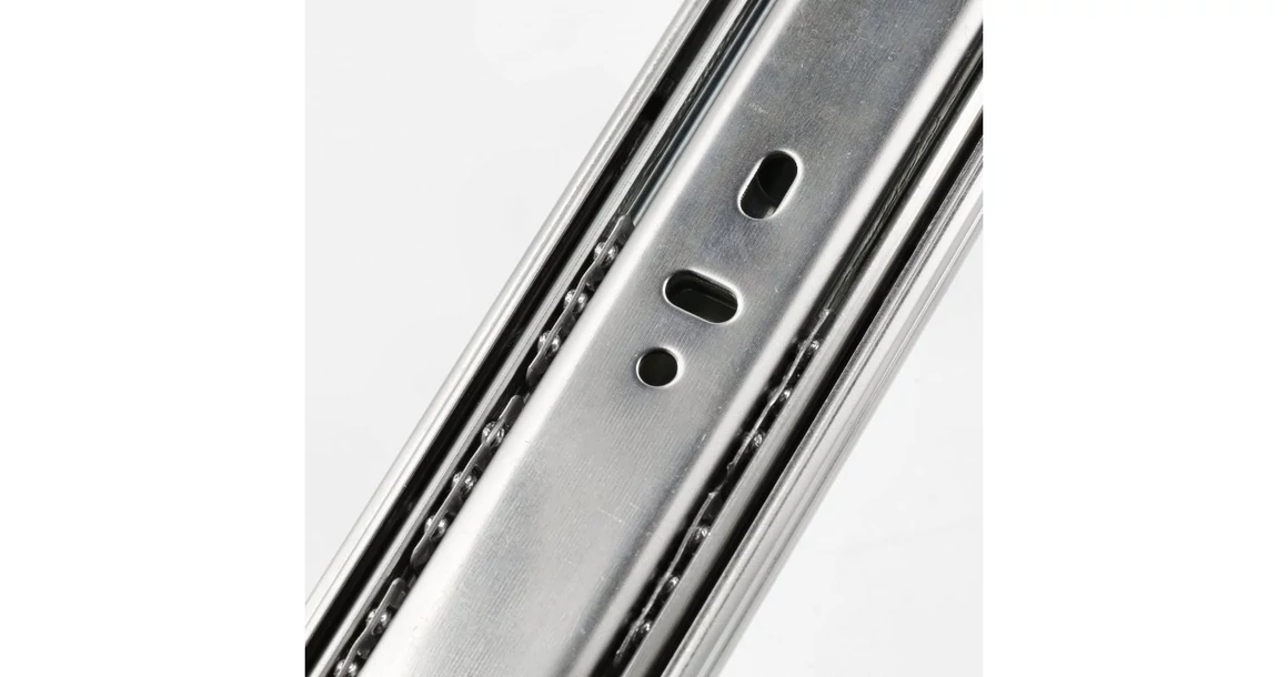 Kép 4/7 - Golyós fióksín, teljes kihúzású, csillapított záródású, h=45mm, 300mm, 30kg VERSALITE PLUS +