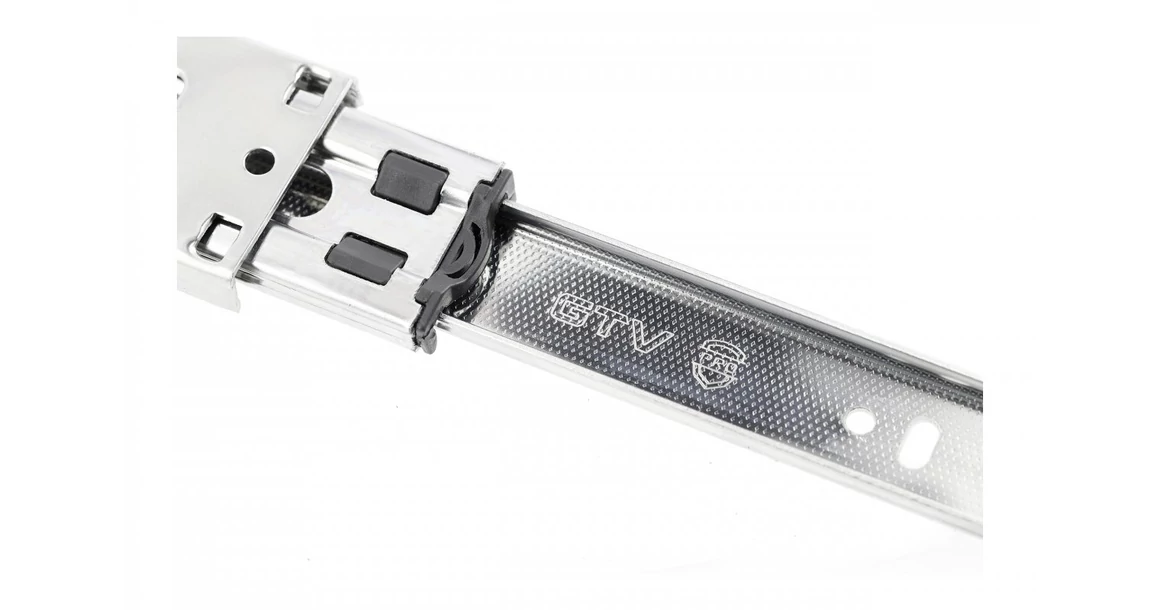 Kép 2/9 - Golyós fióksín, teljes kihúzású, h=45mm, 250mm, 50kg, PRO