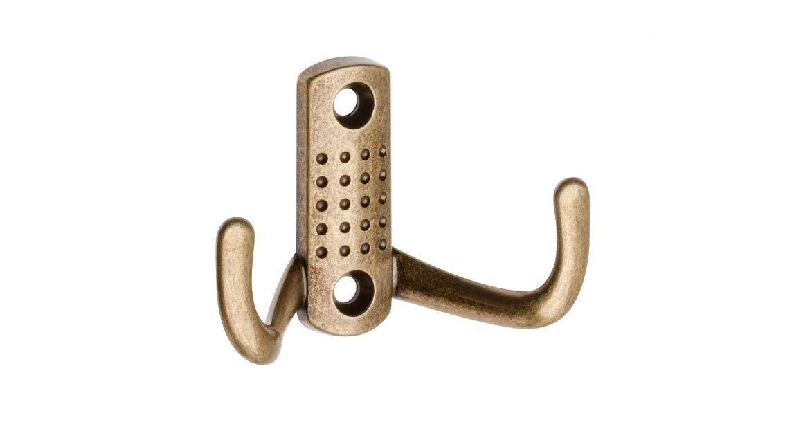 Kép 1/3 - Fogas fém, K23-B0, antik bronz