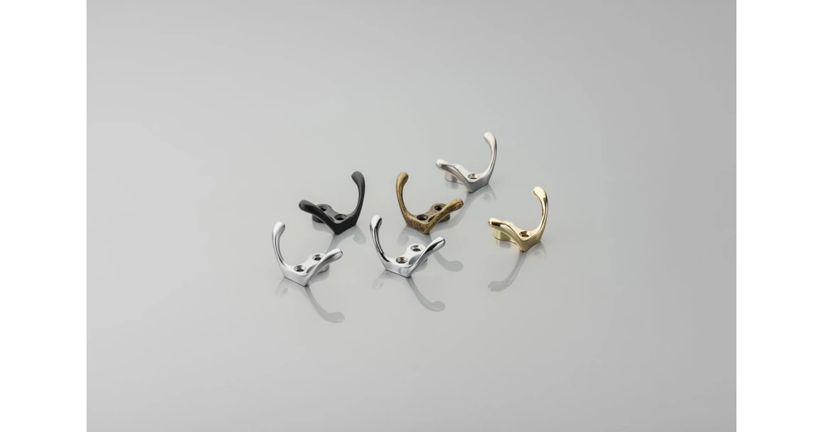 Kép 2/3 - Fogas fém, K24-C0, antik bronz