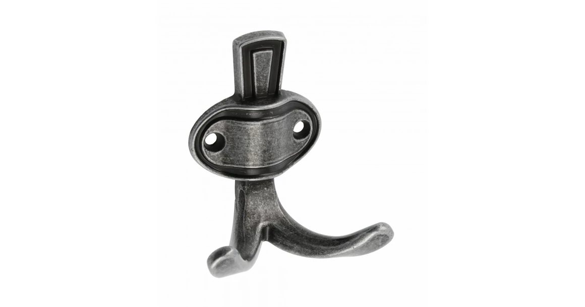 Kép 1/4 - Fogas fém, CORUNA-M, antik ezüst