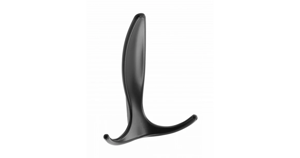 Kép 1/3 - Fogas fém, E18, kalaptartós, fekete matt