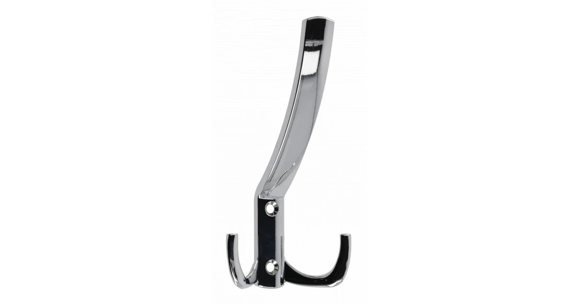 Kép 1/2 - Fogas fém, K23-D1, kalaptartós, króm