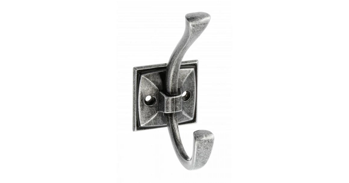 Kép 1/4 - Fogas fém, MADRYT, antik ezüst