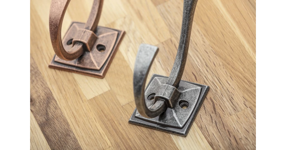 Kép 3/4 - Fogas fém, MADRYT, antik ezüst