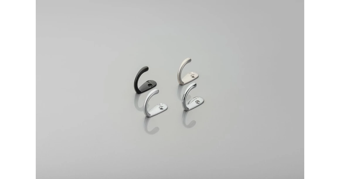 Kép 2/5 - Fogas fém, MALAGA C0, fekete matt