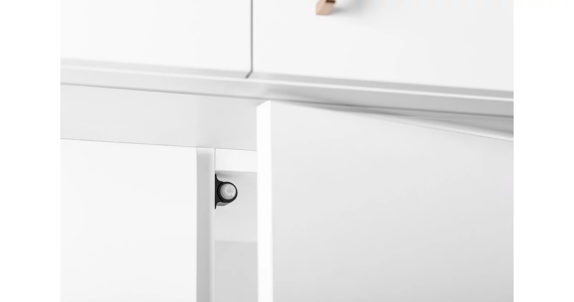 Kép 2/3 - Kapcsoló, mozgásérzékelős, dupla, 12/24V, Max 24/48W, Mini AMP csatlakozóval, 2fm kábellel, fekete