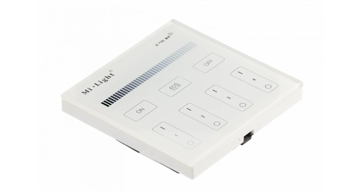 Kép 1/3 - Kapcsoló Vezérlő panel, elemes 4 területű tapintható MONO