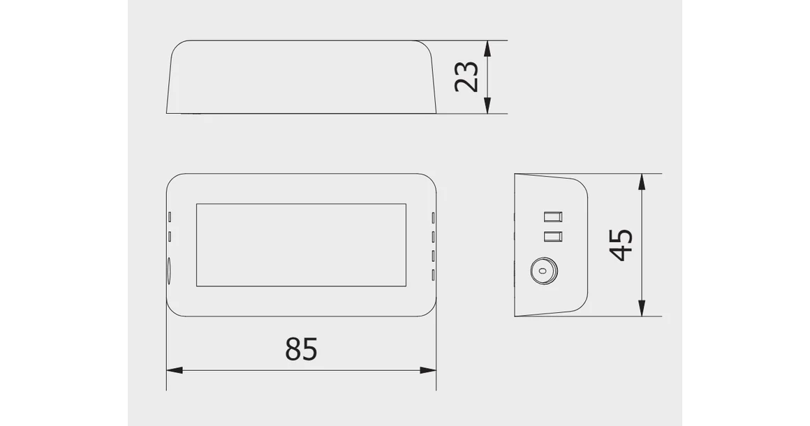 Kép 2/2 - Kapcsoló Vezérlő MONO  1 zónás