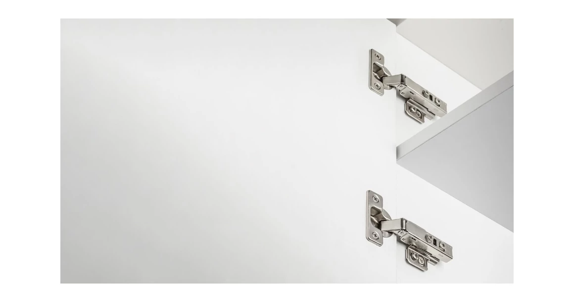 Kép 2/3 - Kivetőpánt, közézáródó, excentrikus 3D állítással, klippes eurocsavar nélküli talppal h=0, SOLID PLUS