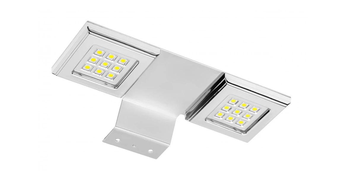 Kép 1/2 - LED Lámpatest, CALDERON, meleg fehér, 180*62mm, 12V, 270lm, 3,2W, kábellel, csatlakozóval
