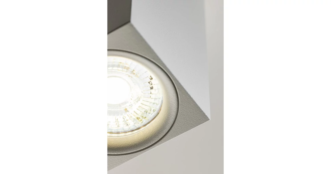 Kép 2/4 - Lámpa Mennyezeti lámpatest TIPO, alum, 60x60x100, IP20, max 50W, kwad. Fehér