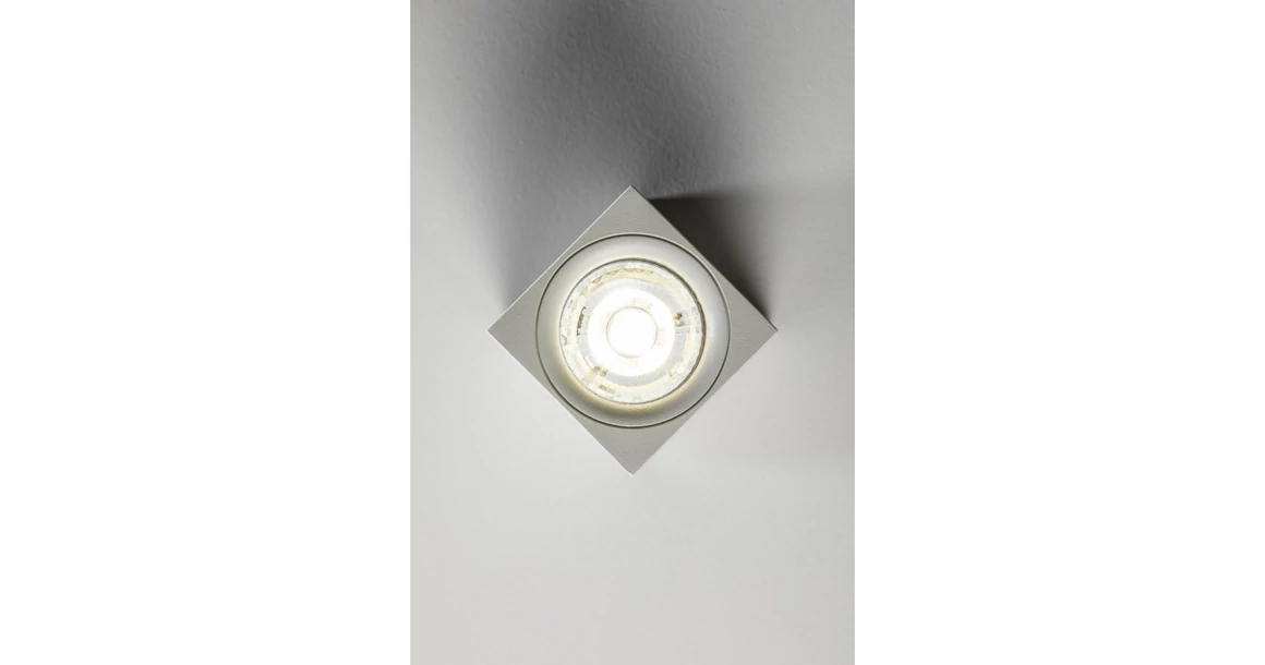 Kép 4/4 - Lámpa Mennyezeti lámpatest TIPO, alum, 60x60x100, IP20, max 50W, kwad. Fehér