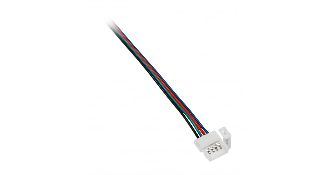 Kép 1/2 - LED csatlakozó, XC11 2000mm kábellel, 10mm RGB szalaghoz