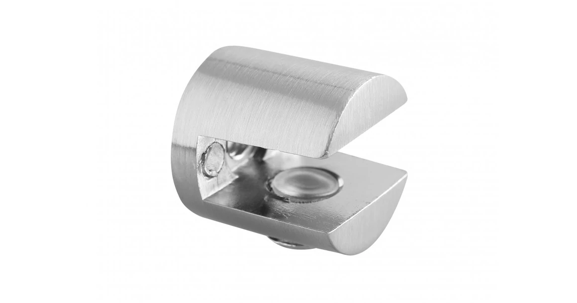 Kép 1/2 - Polctartó üveghez J65 4-8mm, szálcsiszolt