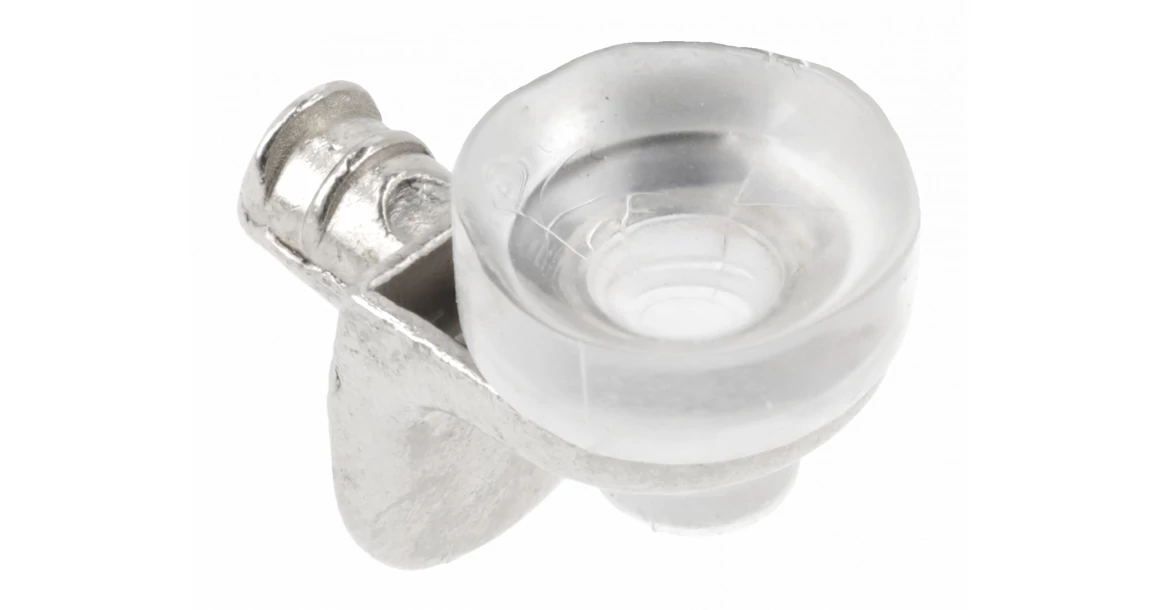 Kép 1/2 - Polctartó üveghez SL12, króm (1000db)