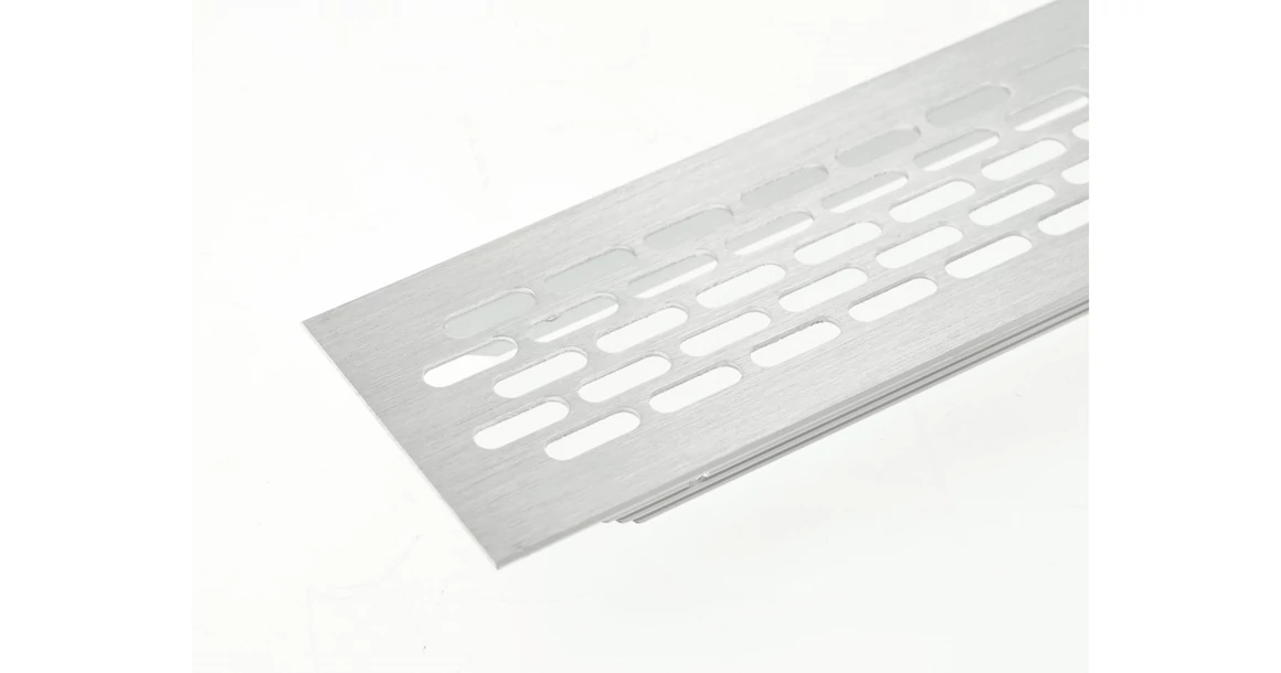 Kép 2/5 - Szellőzőrács  60x244mm, alumínium, alu elox