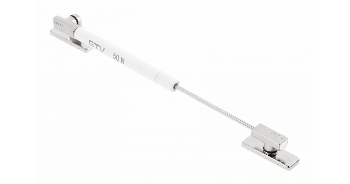 Kép 1/4 - Felnyíló vasalat, gázteleszkóp,  50N, fehér, GNEO12