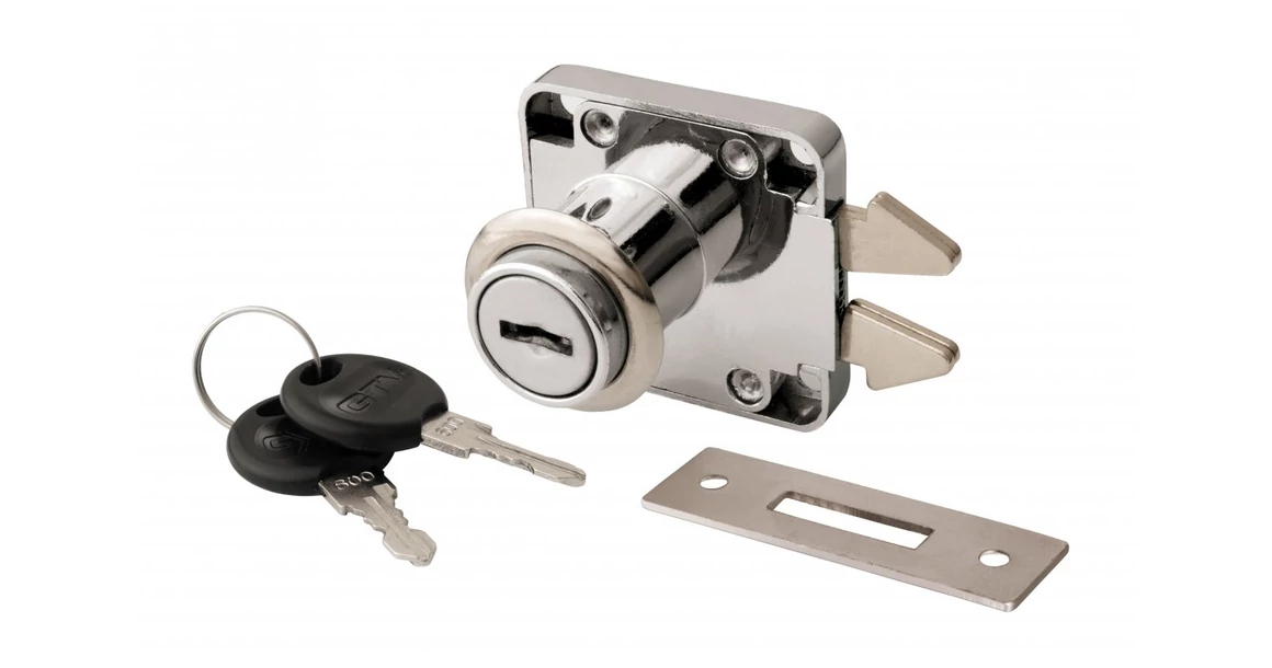 Kép 1/2 - Zár, redőnyhöz, Z202, króm