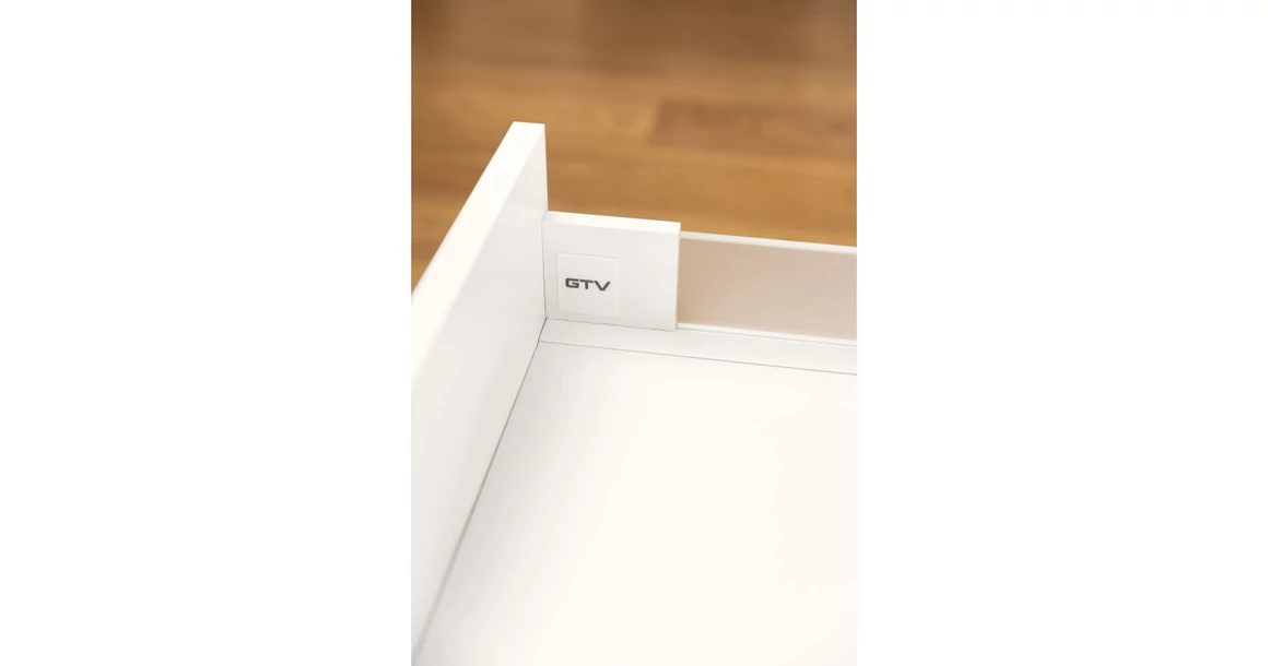 Kép 4/4 - Fiókoldal AXISPRO B, 120x300mm, fehér, üvegoldallal