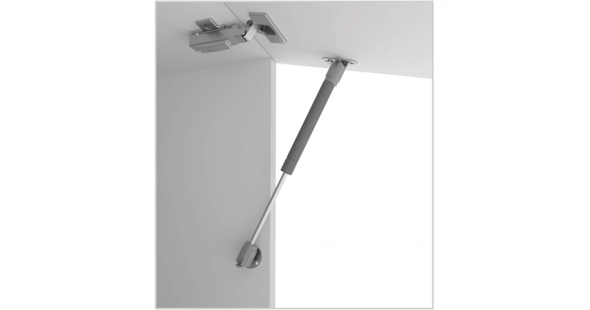 Kép 2/3 - Felnyíló vasalat, gázteleszkóp, szürke - PD-GAMB