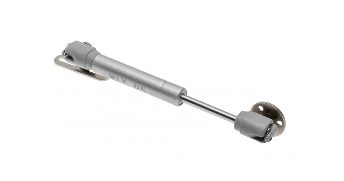 Kép 1/3 - Felnyíló vasalat, gázteleszkóp,  60N, rövídkarú / 160mm /, szürke
