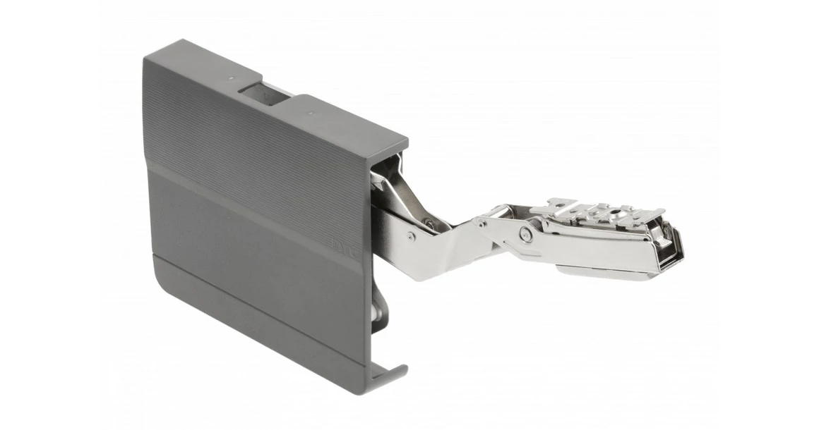Kép 1/3 - Felnyíló vasalat, 250-500mm ajtómagasságig,  Push Open, 1800-4000 erőteljesítmény, szürke szett