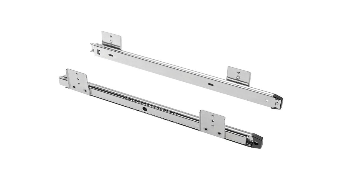 Kép 1/2 - Golyós fióksín, részleges kihúzású, billentyúzettartóhoz, h=27mm, 360mm, 5kg