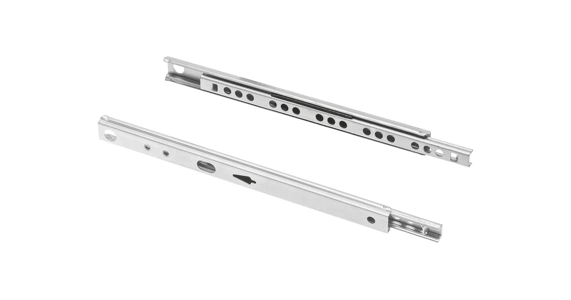 Kép 1/2 - Golyós fióksín, részleges kihúzású, h=17mm, 182mm, 8kg