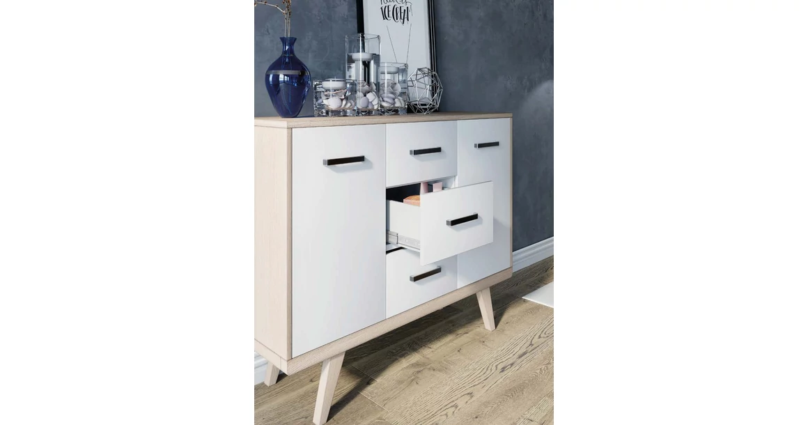 Kép 4/5 - Golyós fióksín, teljes kihúzású, csillapított záródású, h=45mm, 300mm, 25kg VERSALITE LIGHT