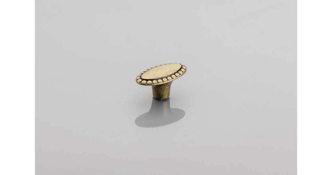 Kép 2/3 - Fogantyú fém, gomb, GZ-1148, antik bronz