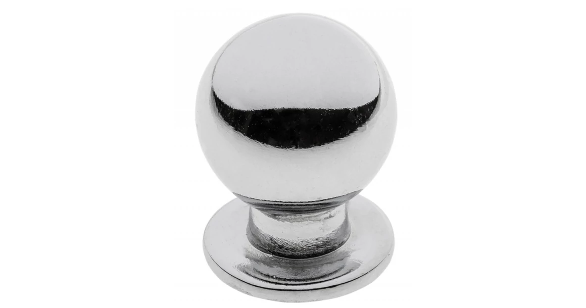 Kép 1/4 - Fogantyú fém, gomb, GZ-1155, króm