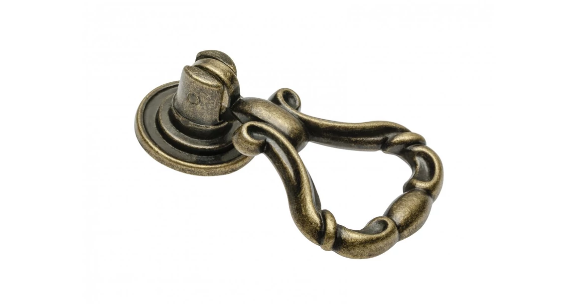 Kép 1/3 - Fogantyú fém, gomb, KT-1147 gomb, antik réz