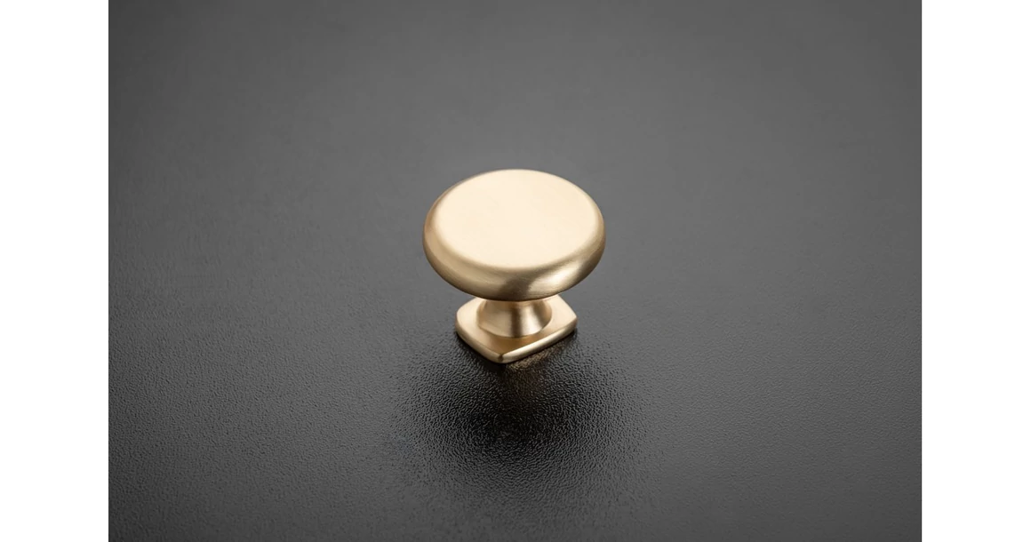 Kép 3/4 - Fogantyú fém, gomb, LORENA, csiszolt arany