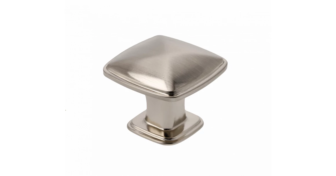 Kép 1/4 - Fogantyú fém, gomb, POINT, szálcsiszolt