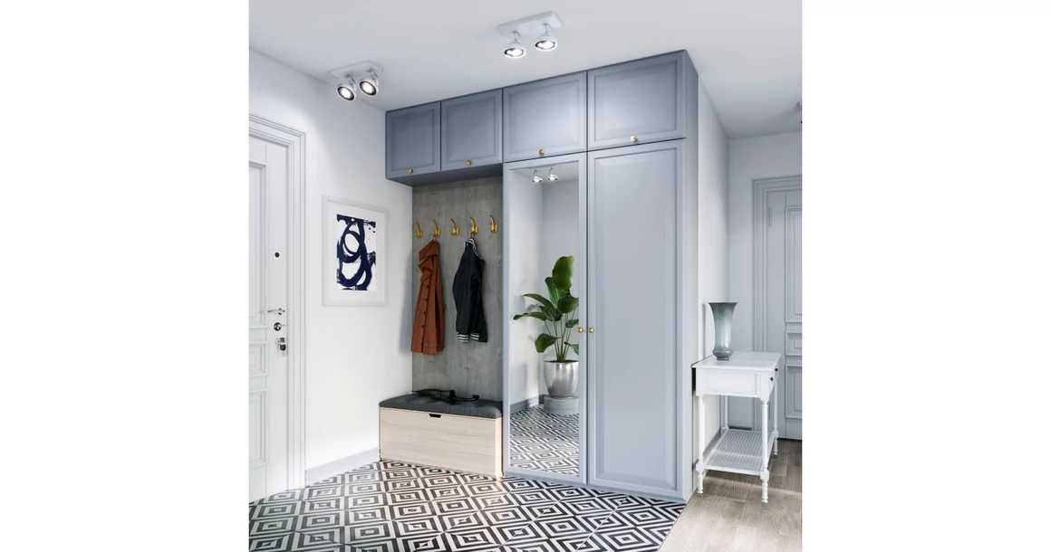 Kép 4/4 - Fogantyú fém, gomb, POINT, szálcsiszolt