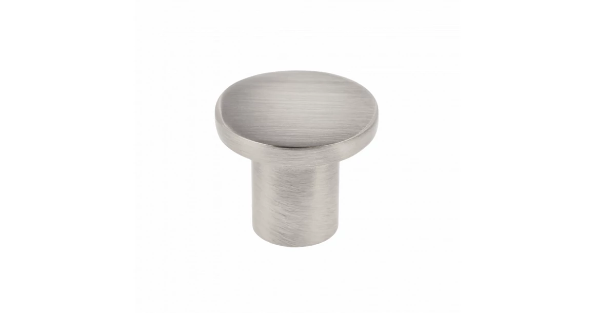 Kép 1/5 - Fogantyú fém, gomb, SPOT, szálcsiszolt