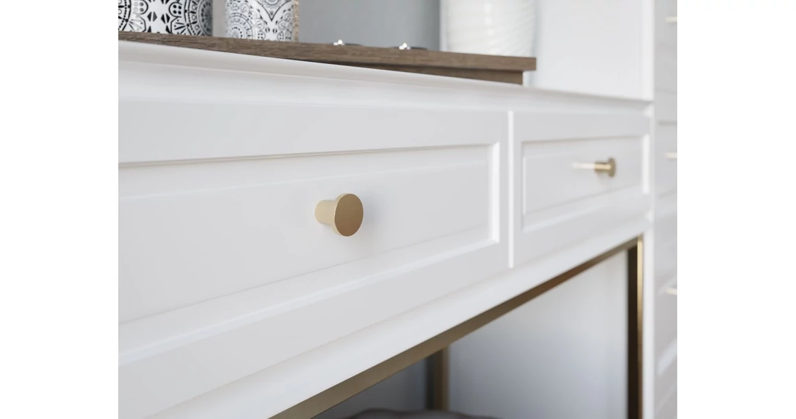 Kép 5/5 - Fogantyú fém, gomb, SPOT, szálcsiszolt