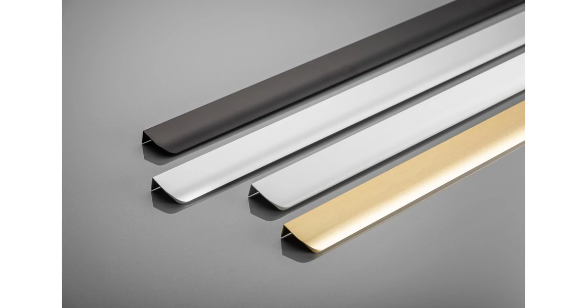 Kép 2/3 - Fogantyú alumínium,  320mm, UA-HEXA, fényes csiszolt arany