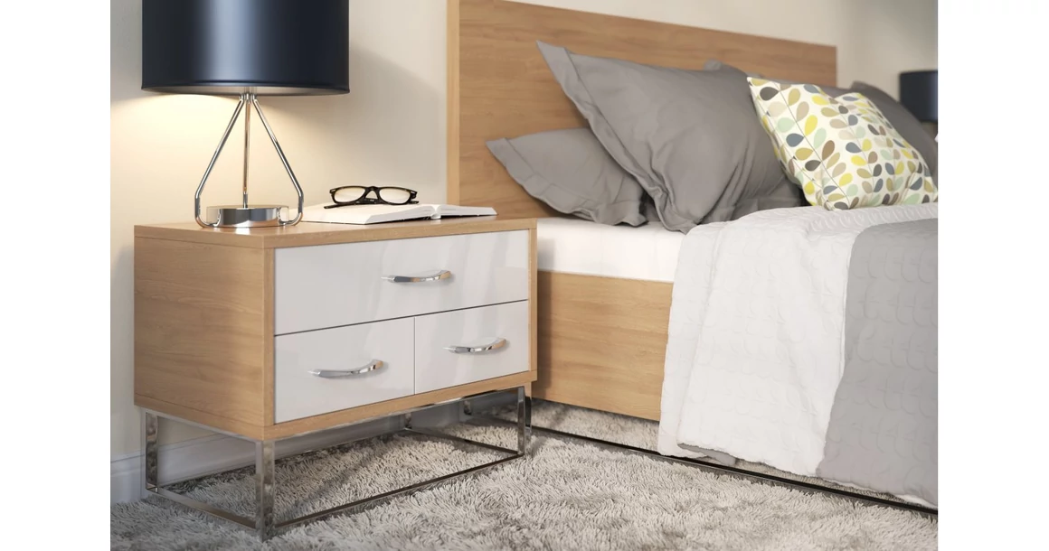 Kép 3/3 - Fogantyú fém,  128mm, CLEO, króm