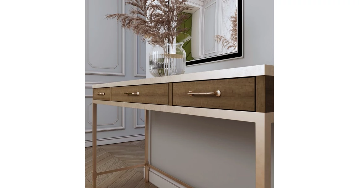 Kép 4/4 - Fogantyú fém,  128mm, FABRICIO sárgaréz