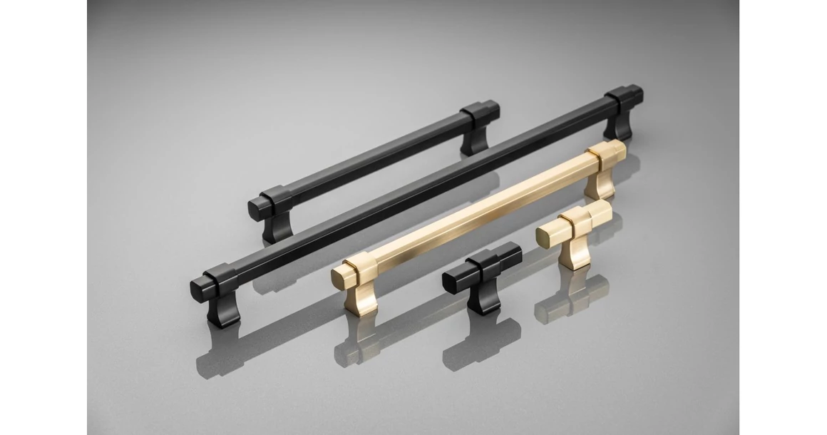 Kép 2/3 - Fogantyú GTV IMPERIAL, C=160 mm, L=194 mm, ZnAl, Arany, csiszolt arany